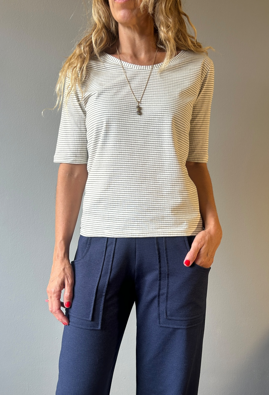 CAMISETA SOFIA LISTRINHAS