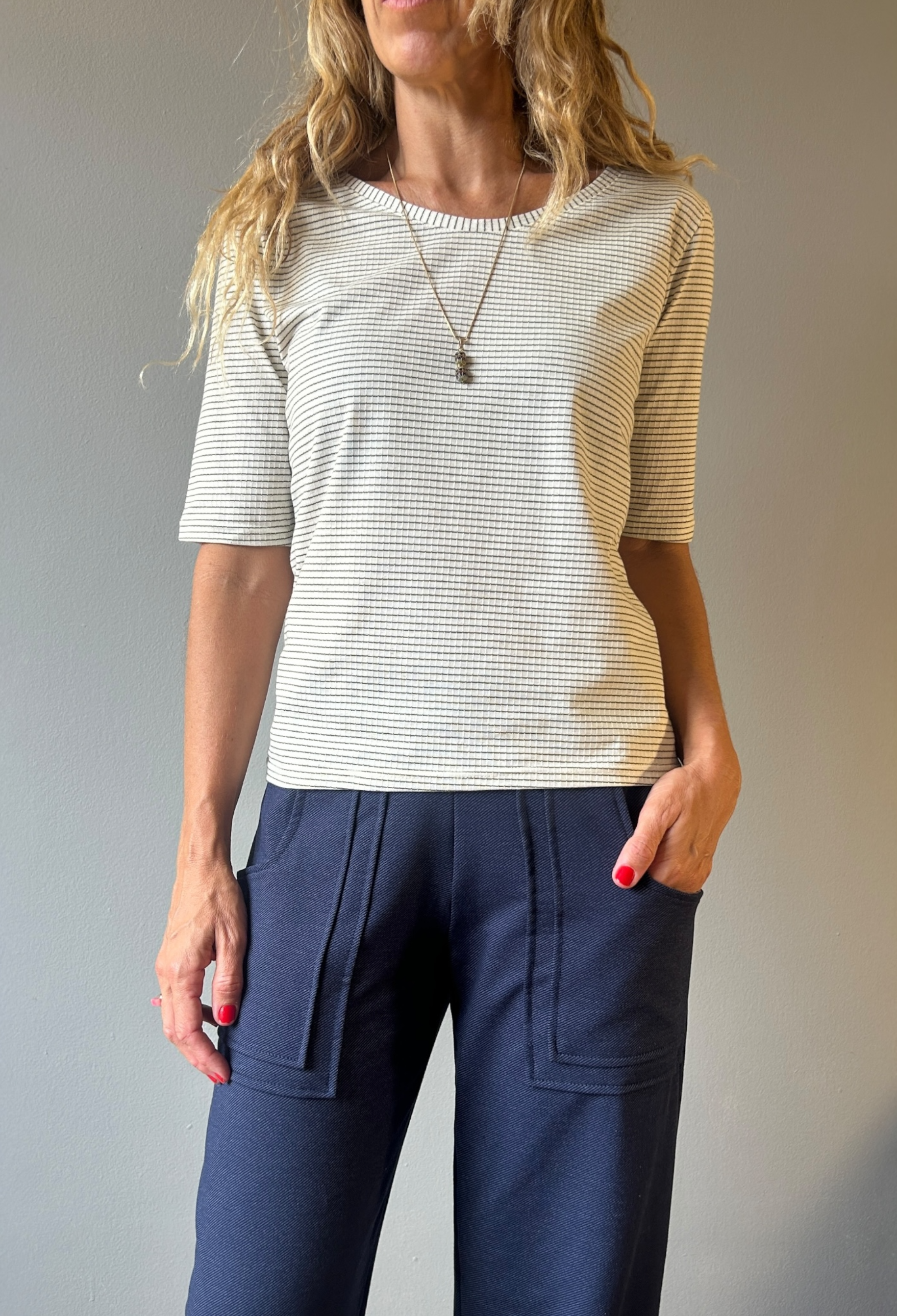 CAMISETA SOFIA LISTRINHAS