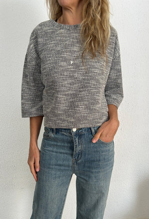 Blusa Sino Tweed P&B