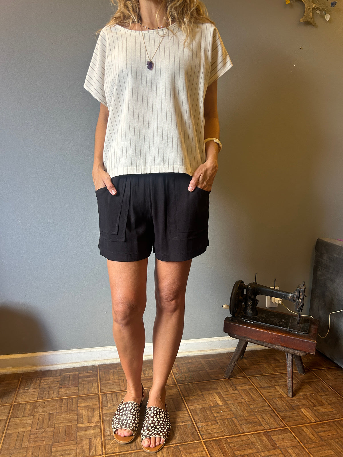 Blusa de Linho Ampla Mandala Cruise