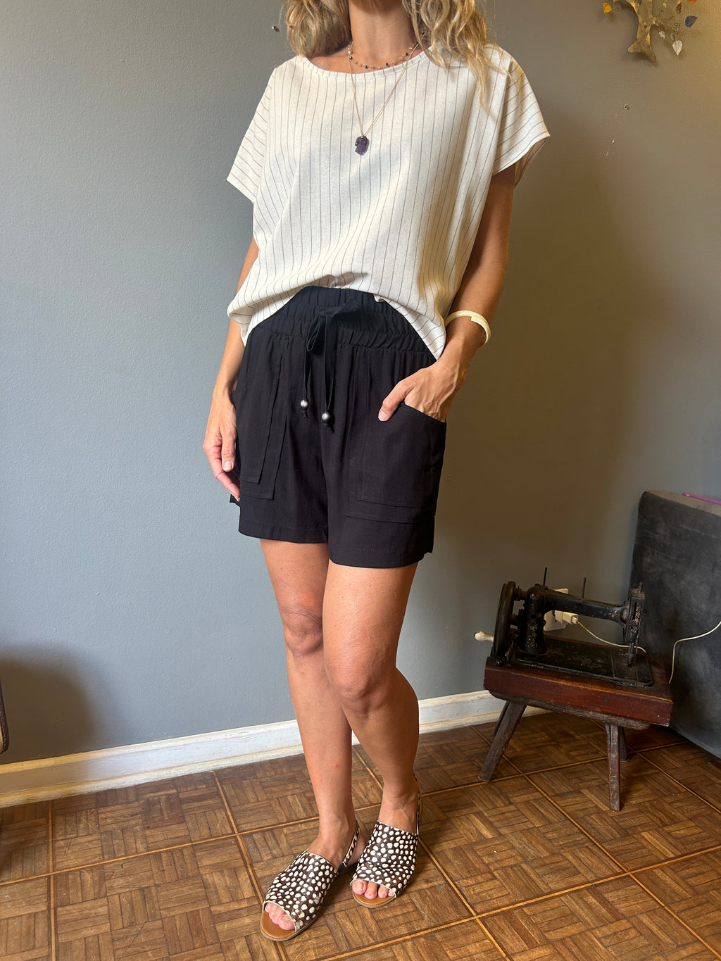 Shorts Square Viscose