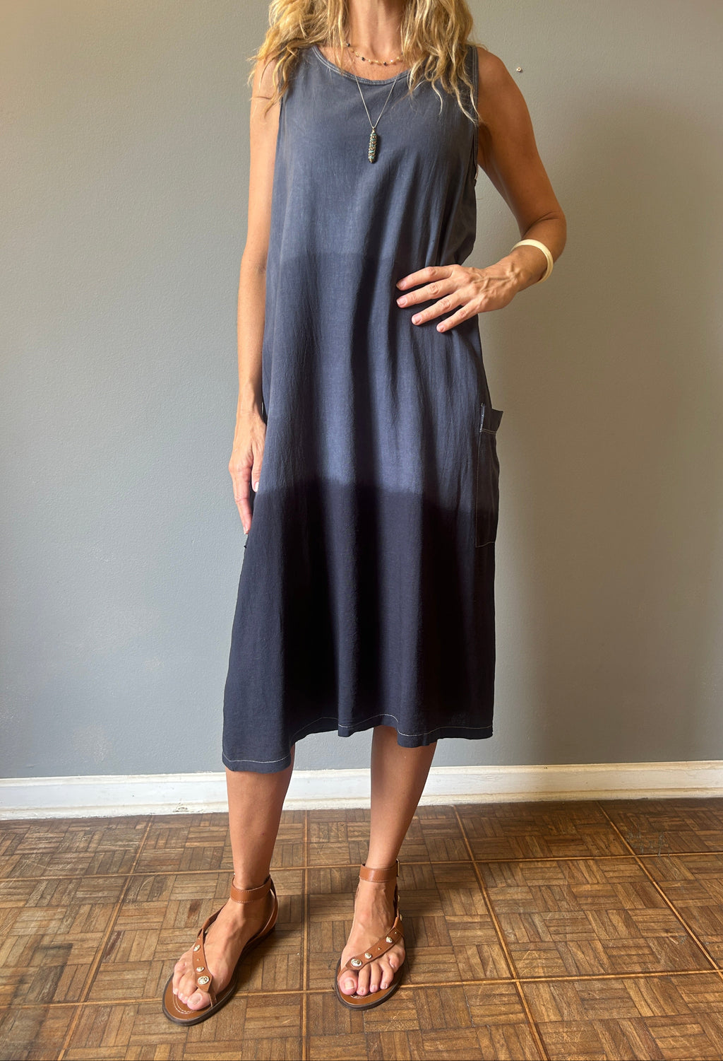 Vestido Kim Linho Tie Dye
