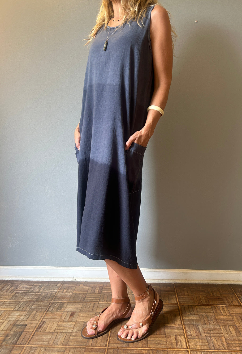 Vestido Kim Linho Tie Dye
