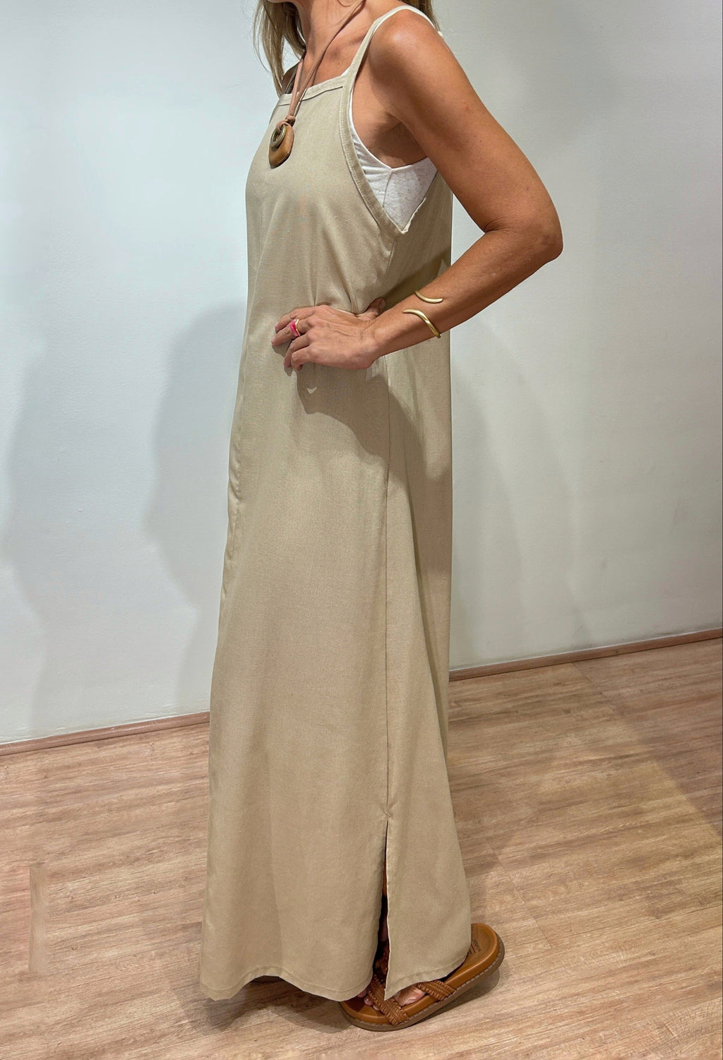 Vestido Reto Linho
