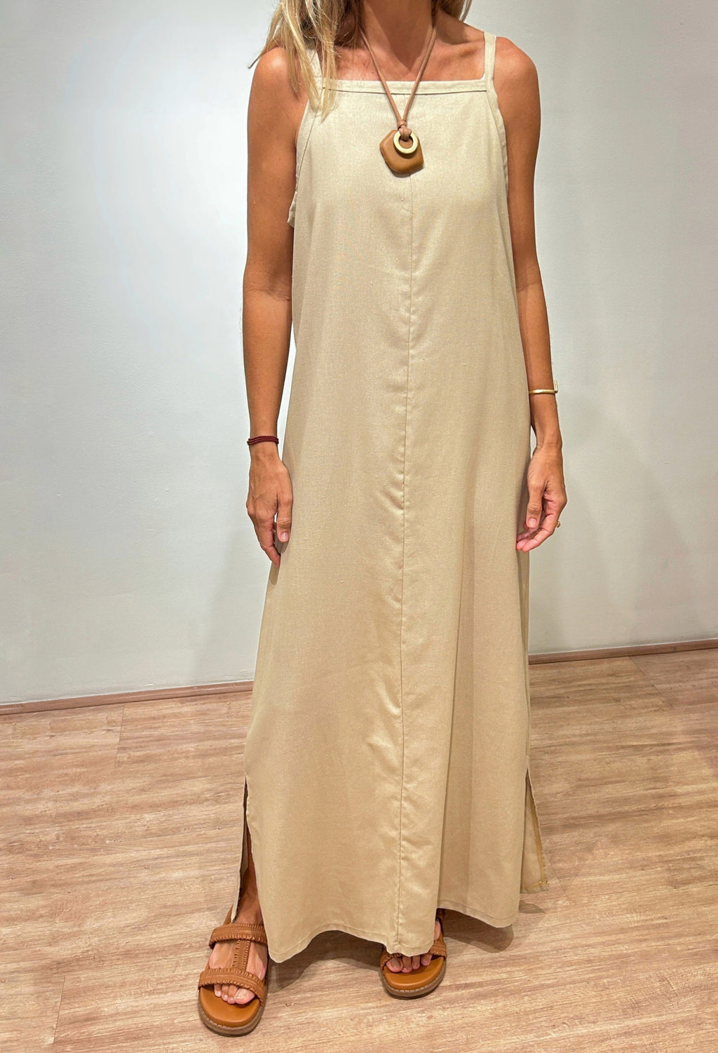 Vestido Reto Linho