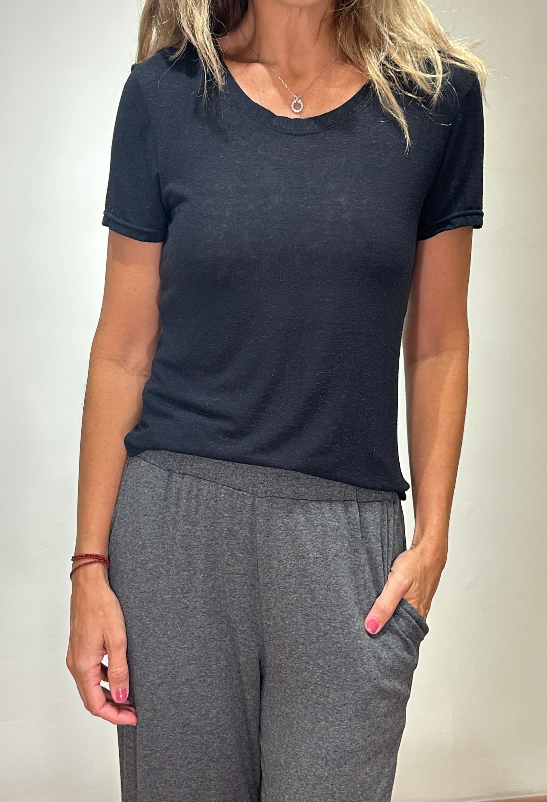 Camiseta Decote Redondo New Viscolinho