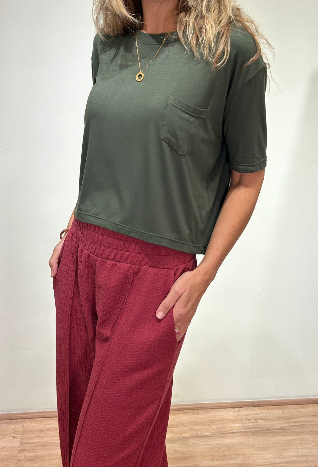 Cropped Bolso Básica